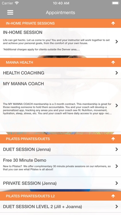 MANNA Pilates + Health