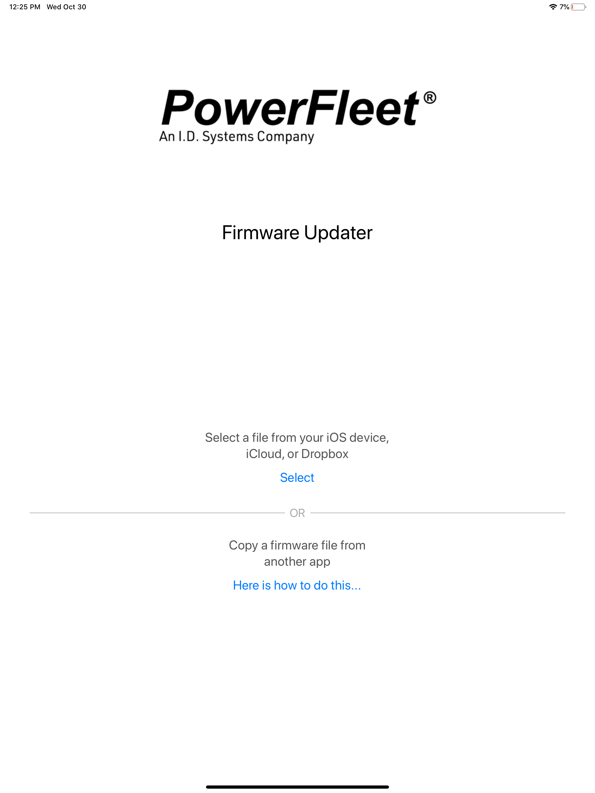 PowerFleet Updater