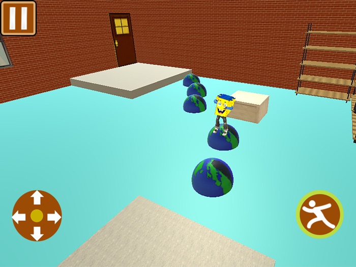 史诗海绵学校逃生游戏 - 惊人的乐趣运行3D游戏