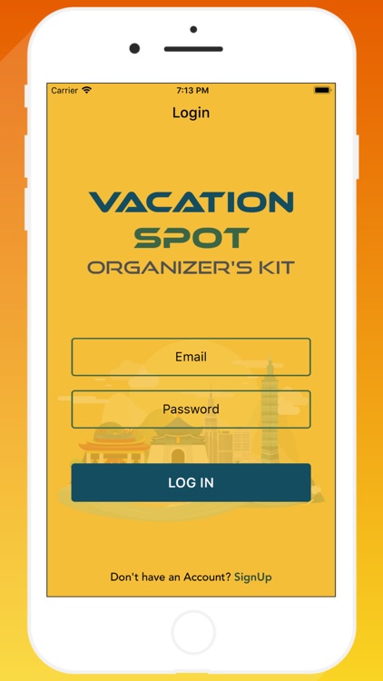 Vacation Spot Organizer's Kit
