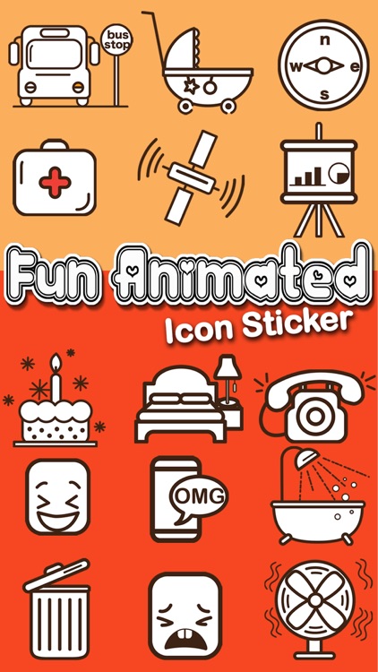 Fun Animated Icon Sticker
