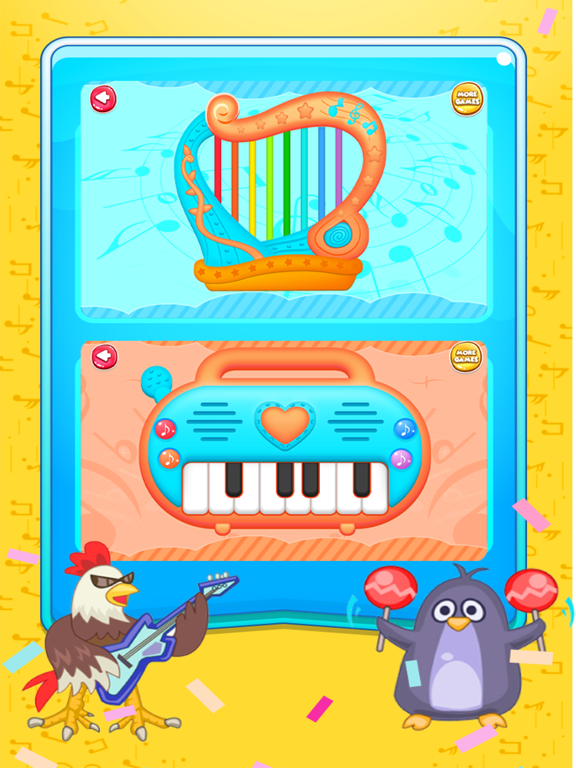 Musical instruments - songs iPad screenshot