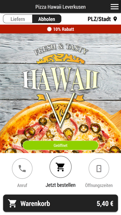 Screenshot #1 pour Pizza Hawaii Leverkusen