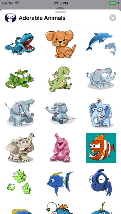 Adorable Animals Stickers screenshot 2