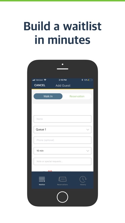 NextME - Virtual Waitlist App
