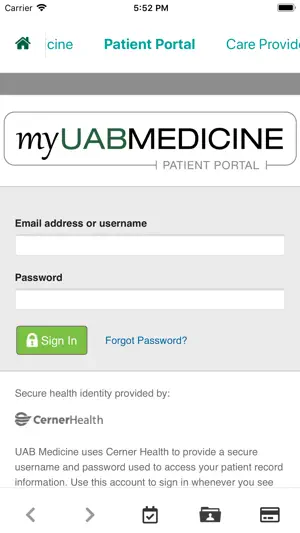 UAB Medicine screenshot 2