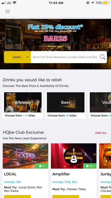 HQbe - Your Bar Partner