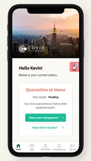 covid navigator iphone screenshot 2