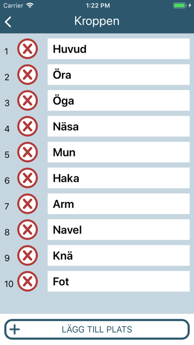 Minnesappen Loci Screenshot