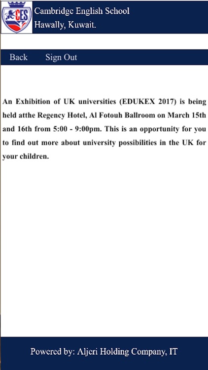 Cambridge School Hawally