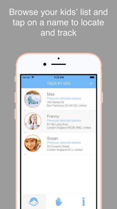 Track My Kid - Family GPS locator to monitor your kids location anytime Screenshot 1