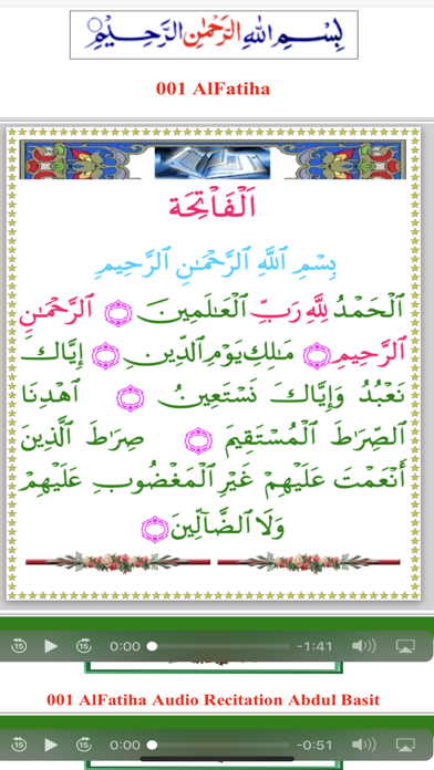 Quran Arabic 4 Scripts iPhone screenshot