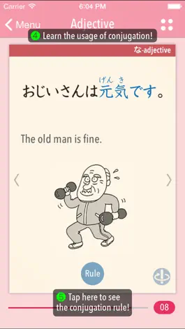 Game screenshot GENKI Conjugation Cards apk