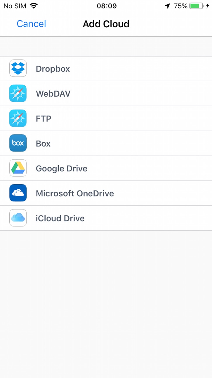 iPhone screenshot