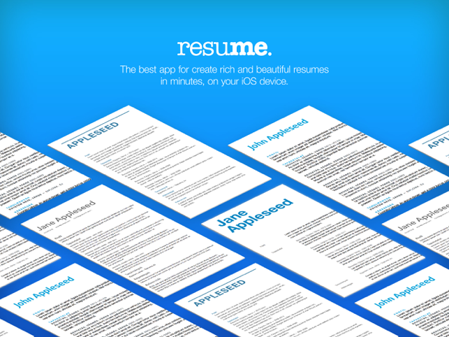 ‎Resume Builder - CV Maker゜ Screenshot
