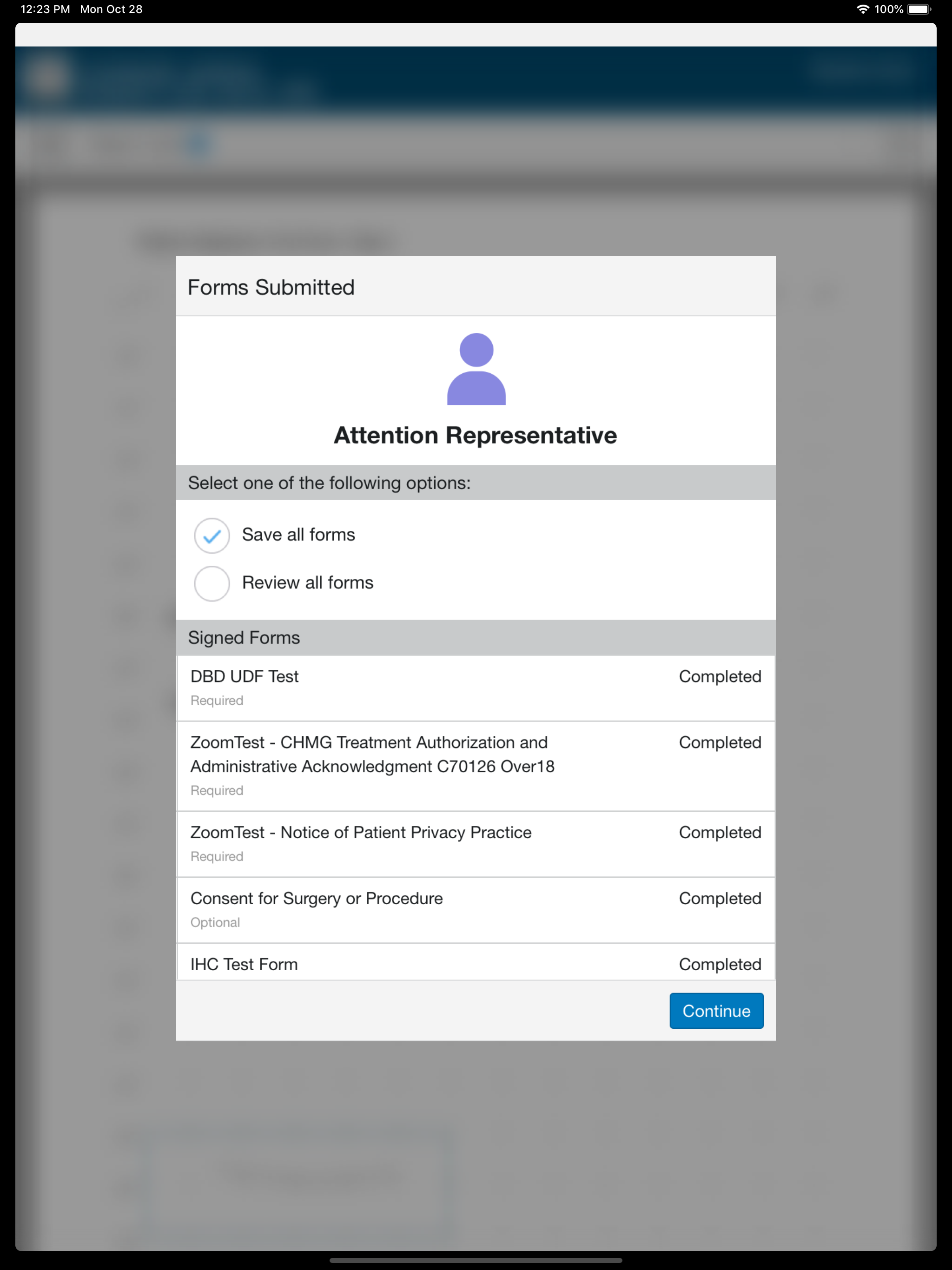Patient eSignature screenshot 7
