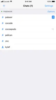 Palaver IRC iphone bilder 0