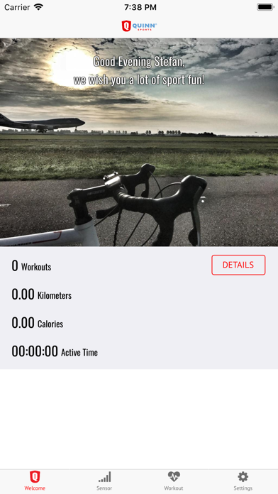 Quinn Indoorcycling Screenshot