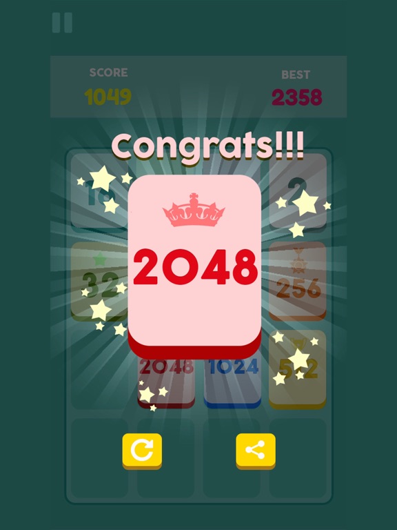 Screenshot #6 pour 2048 Rush Brain