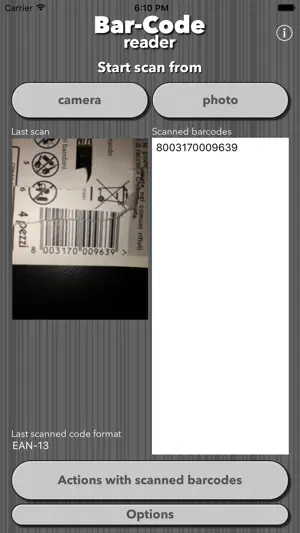 Bar-Code screenshot 1