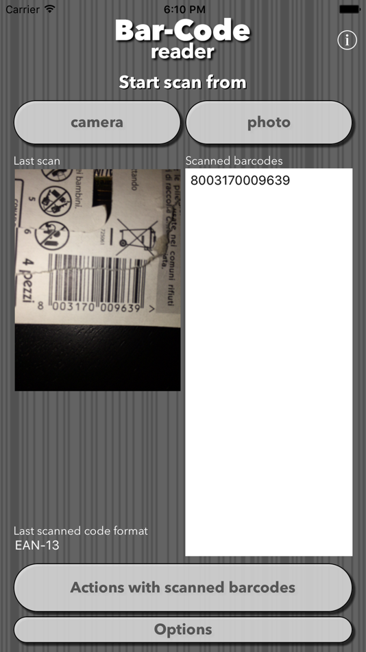 #1. Bar-Code (iOS) 由: Roberto Sonzogni