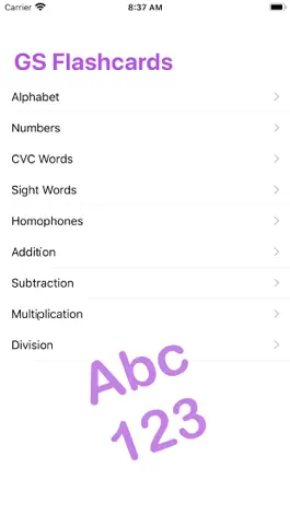 Game screenshot Grade School Flashcards mod apk