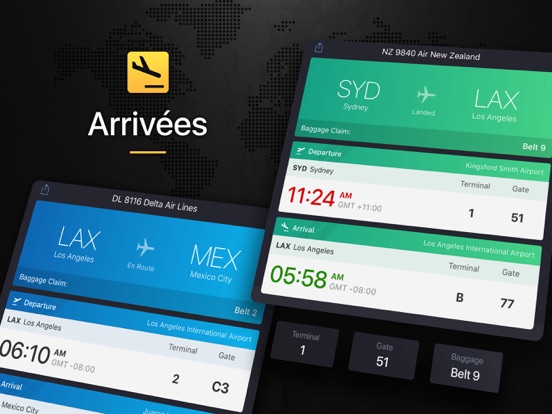 Screenshot #5 pour Flight Board - Suivi de vols