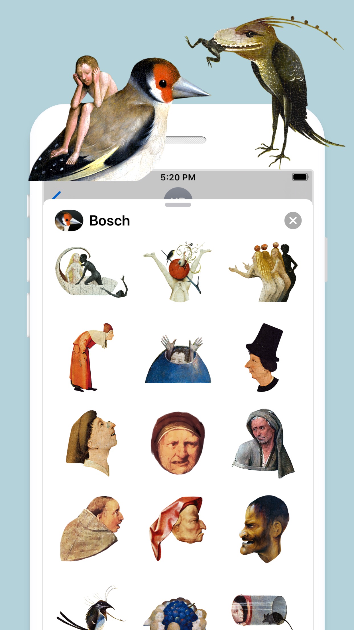 Screenshot do app Hieronymus Bosch