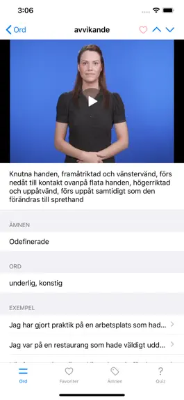Game screenshot Svenskt teckenspråkslexikon mod apk