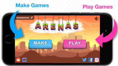 Arenas - Play and Make Games Screenshot
