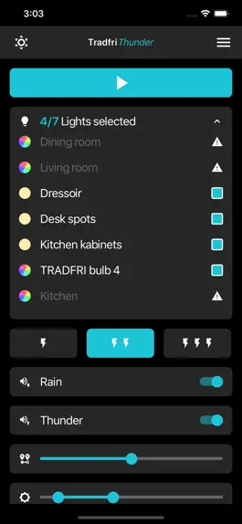 Game screenshot Tradfri Thunder apk