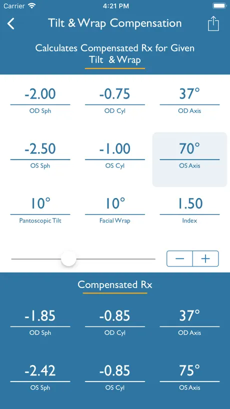 Optical Calculator for ECPs