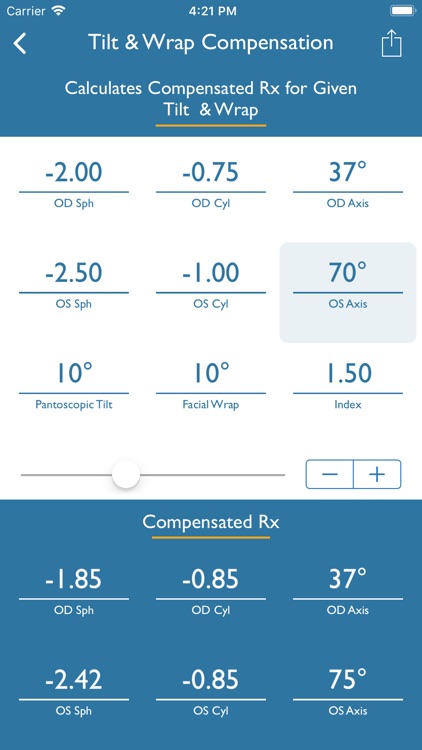 Optical Calculator for ECPs screenshot-4