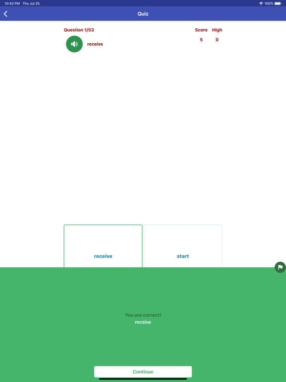 Learn English Speaking Daily iPad screenshot 7 - Education app