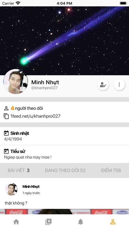 1Feed - Mạng xã hội screenshot-9