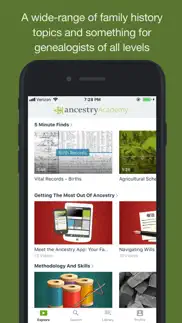 ancestry academy iphone screenshot 2