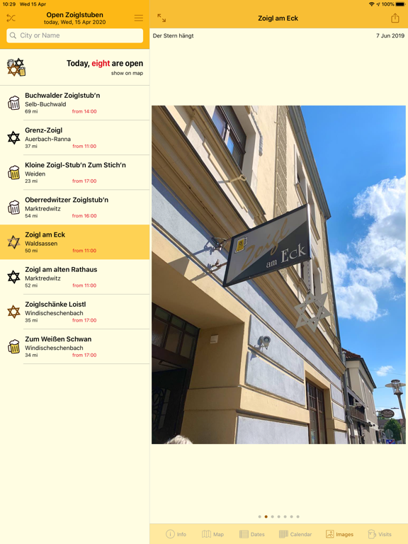 Zoigl iPad screenshot 5 - Food & Drink app