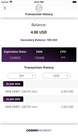 CosmoPayment screenshot 3