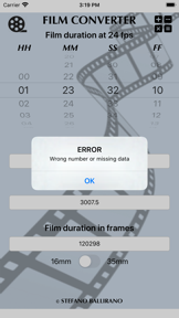 Cine Calculator screenshot