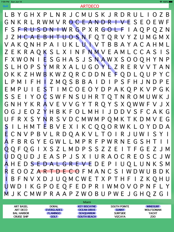 Screenshot #5 pour United States Word Search