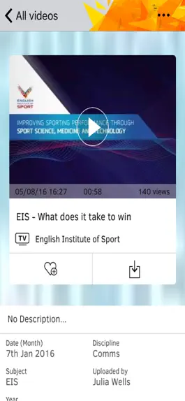 Game screenshot English Institute of Sport TV hack