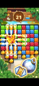 Jewels Garden : Blast Puzzle screenshot #2 for iPhone