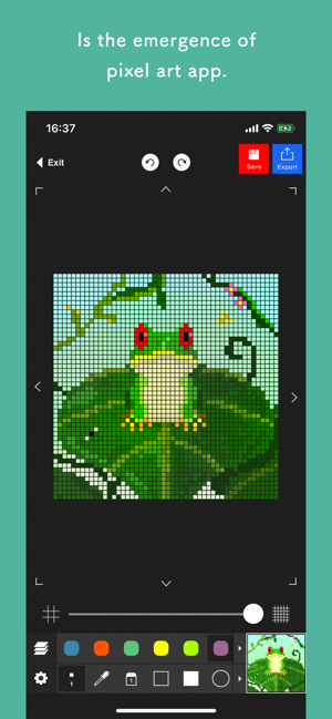 ‎Pixel art editor - Dottable - Screenshot