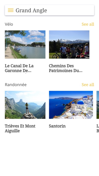 Grand Angle Trek et Vélo