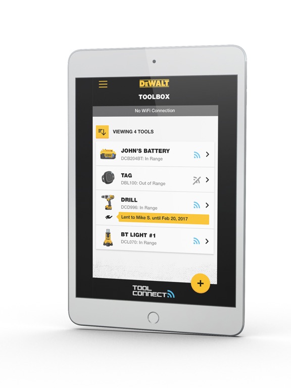 Screenshot #4 pour DEWALT Tool Connect