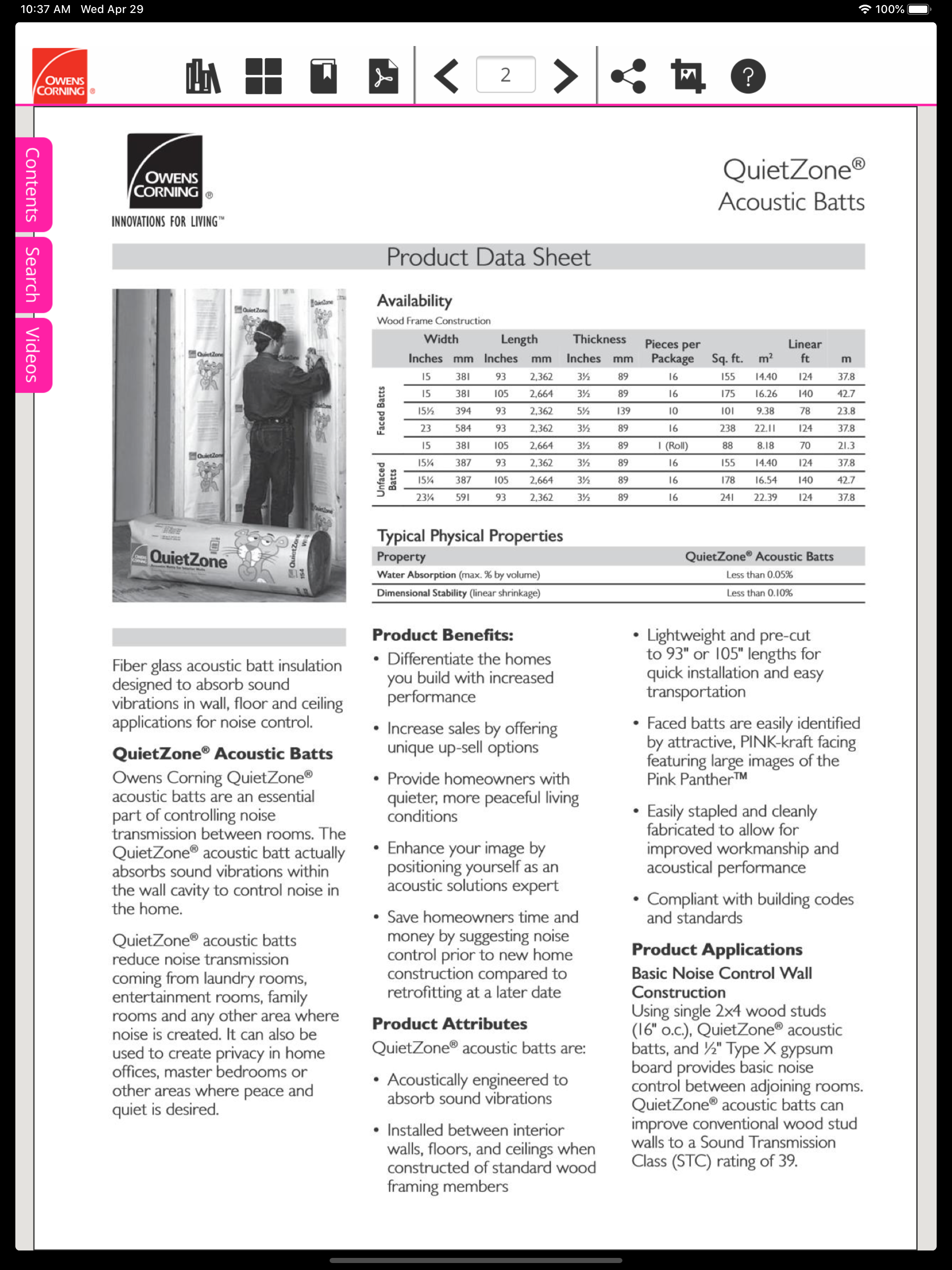 Owens Corning Product Solution