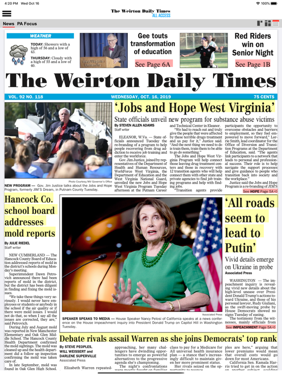 Screenshot #5 pour Weirton Daily Times All Access
