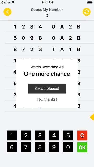 Guess Number - 1A2B screenshot 3