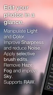 light suite - raw photo editor iphone resimleri 1