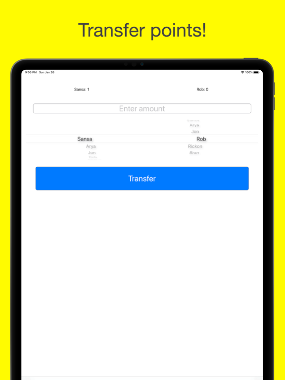 Scorekeeper Lite iPad screenshot 4 - Entertainment app